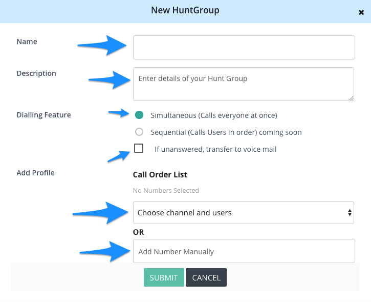 Help Profiles Hunt Groups VoiceRules Blog